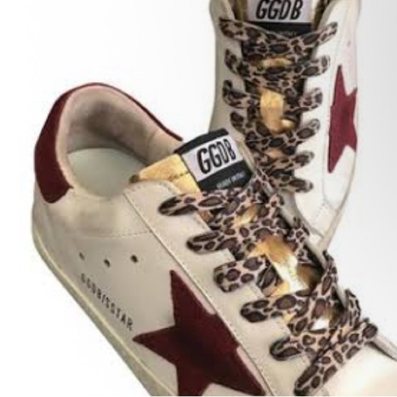 LOOKING FOR LEOPARD GOLDEN GOOSE LACES OR OTHER COOL PATTERNS! ISO!!! - Picture 1 of 2